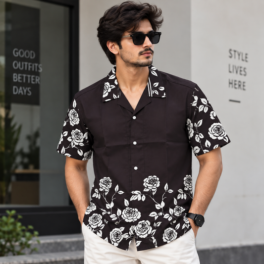 MFW Cuban collar printed shirts Buy @250 rs only