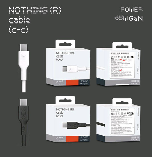 Nothing (R) 65W C to C Cable
C to C Cable accessories