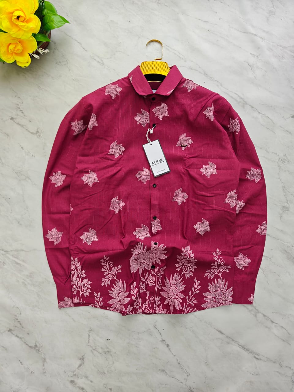 MFW border printed shirts Single pcs @299 and Buy 4 pcs combo @999 [D2]