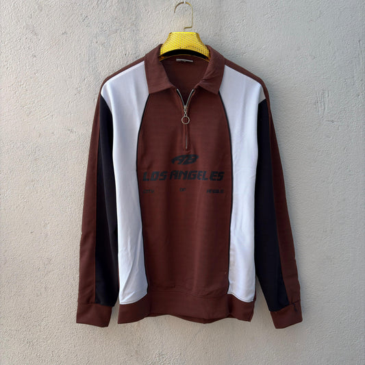 Men's korean Collar premium old money Zipper Full sleeve tshirts@249