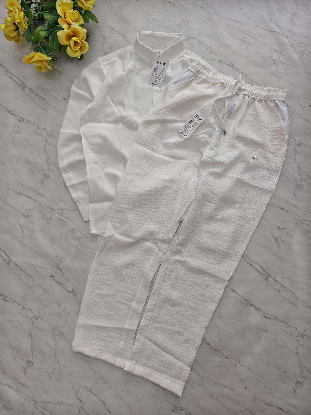 2 in 1 combo MFW Lenin shirts + lenin pant cord sets buy @500 rs only
