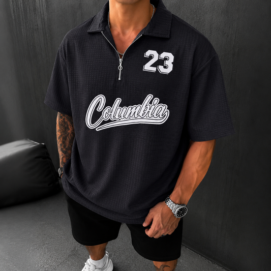 Mfw Drop shoulder zipper Tshirt 1 pc @199 and 3 pcs @ 499