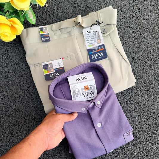 2 in 1 combo Lenin shirts + Gurkha polo fit pants buy @600 rs only