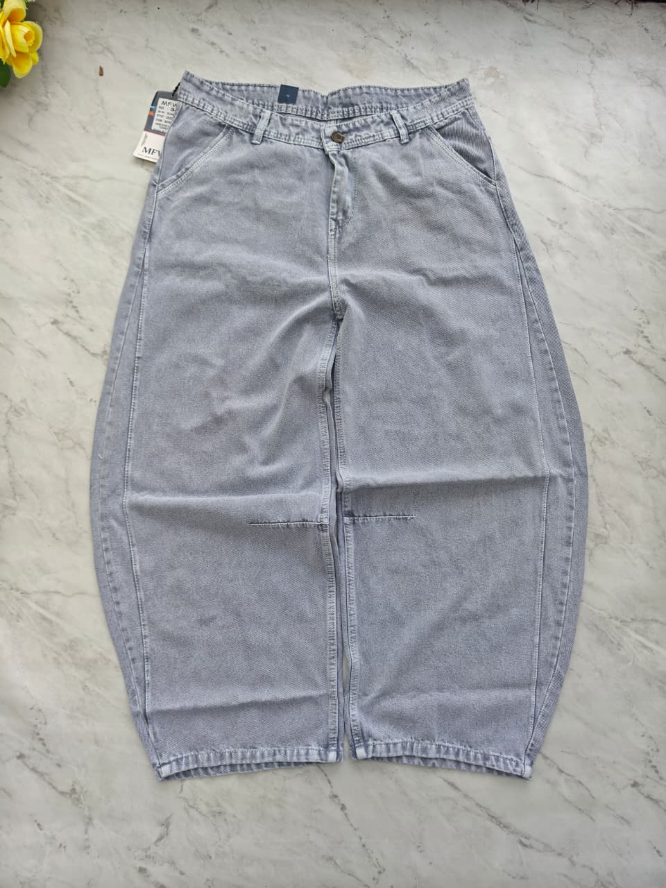 MFW Side pocket barrel fit jeans pant buy @450 rs only