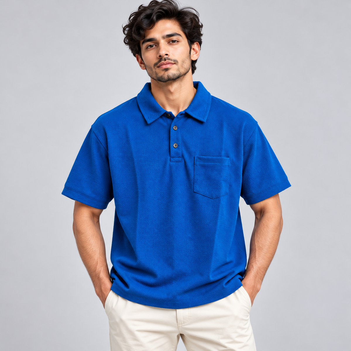 MFW Popcorn polo collar Tshirt 1 pc @199 and 3 pcs @ 499