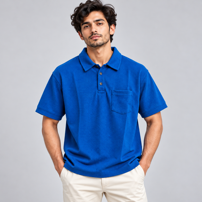MFW Popcorn polo collar Tshirt 1 pc @199 and 3 pcs @ 499