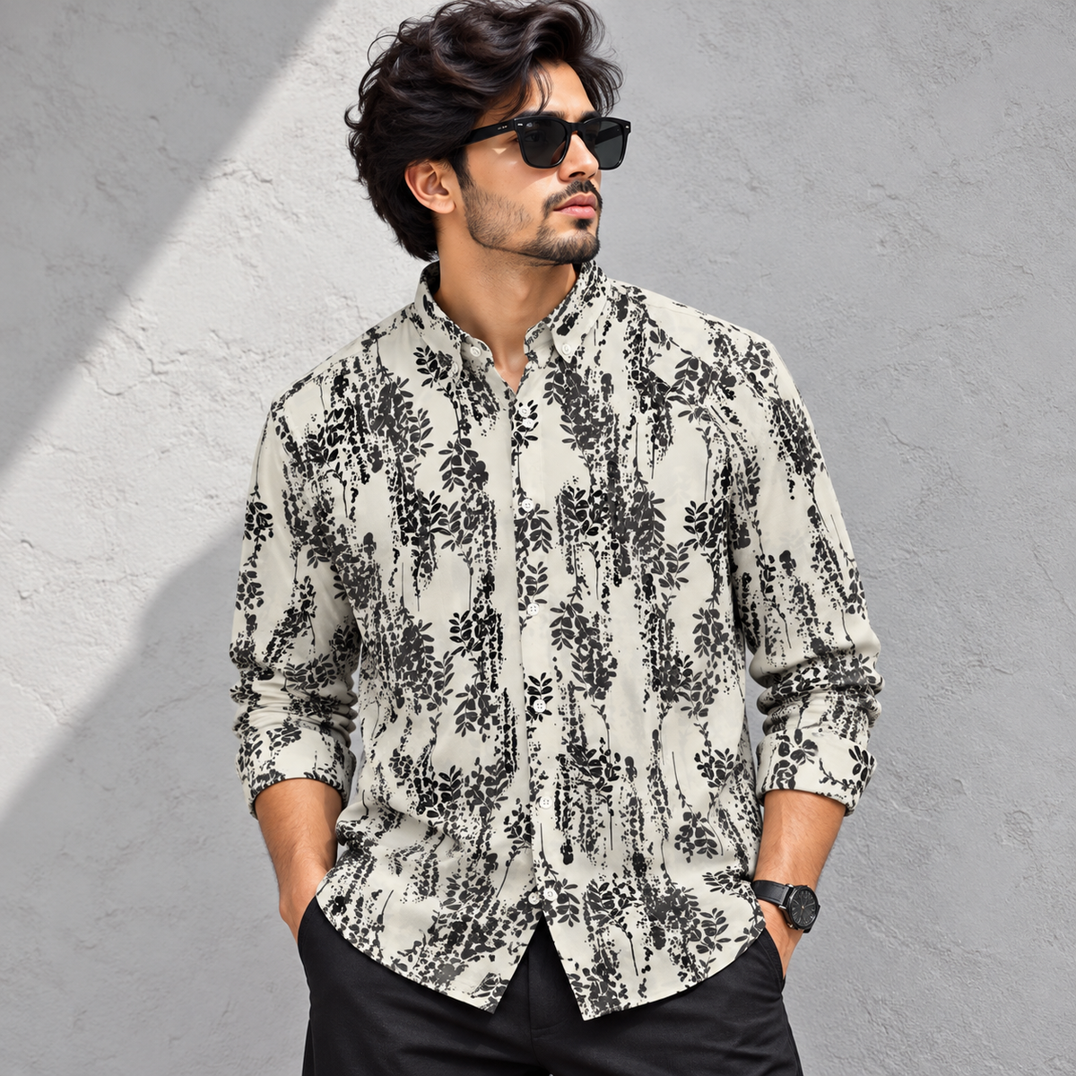 MFW viscose full sleeve printed shirts Single pcs @299 and Buy 4 pcs combo @999