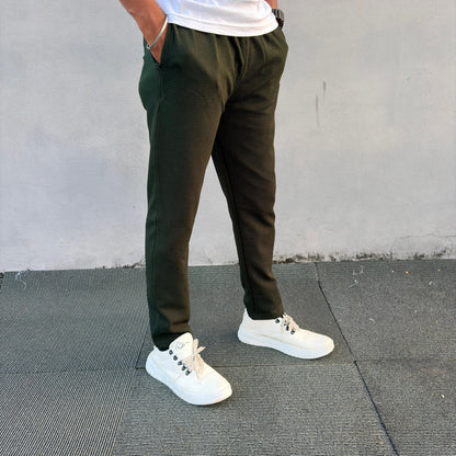 Popcorn track pants buy 3 pcs @499(Green)