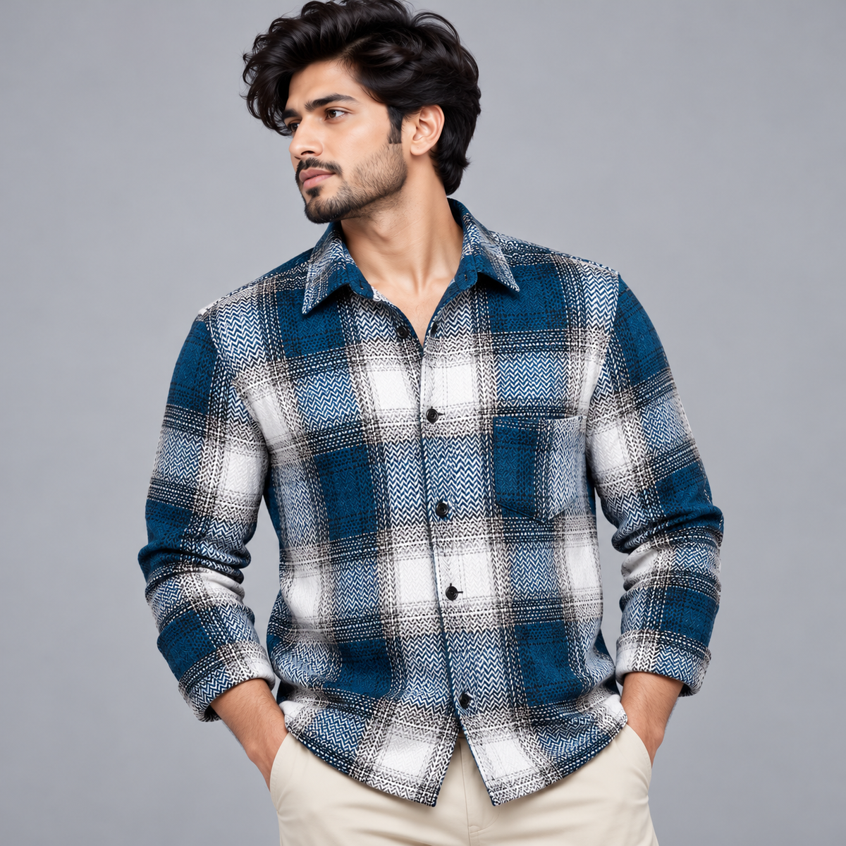 MFW Old money type korean weaving Full sleeve shirts Single pcs @299 and Buy 4 pcs combo @999