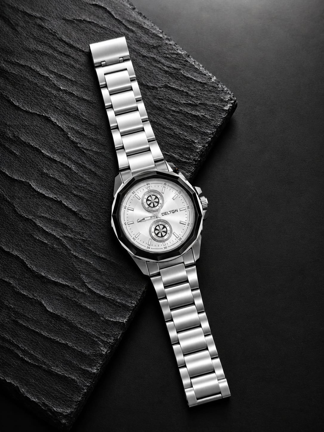 Mens most trendy Sliver strap watches @200