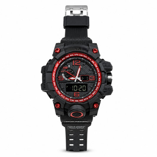 Rugged Sports Watch buy @350rs (Red)