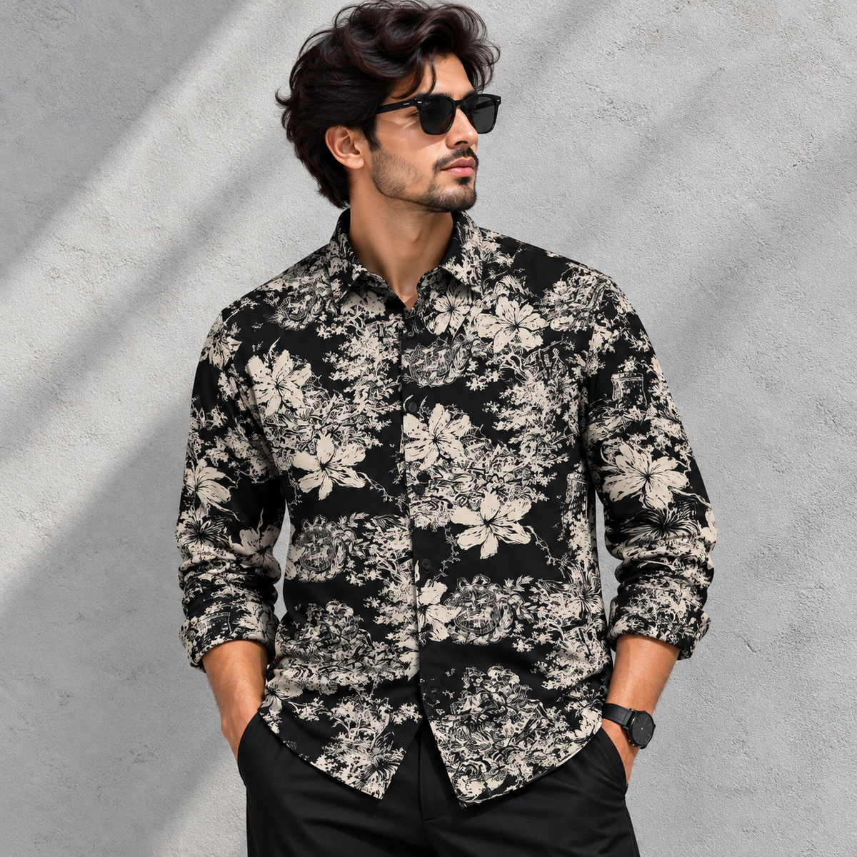 MFW viscose full sleeve printed shirts Single pcs @299 and Buy 4 pcs combo @999