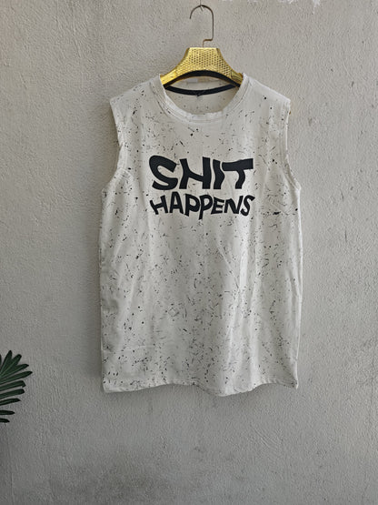 Random design Acid wash Tank top sleeveless tshirt buy @150 rs only