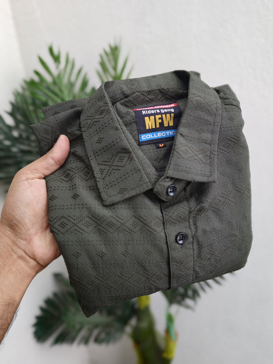Mfw textured fabric full sleeve Shirts single pcs @299 and Buy 4 pcs combo @999