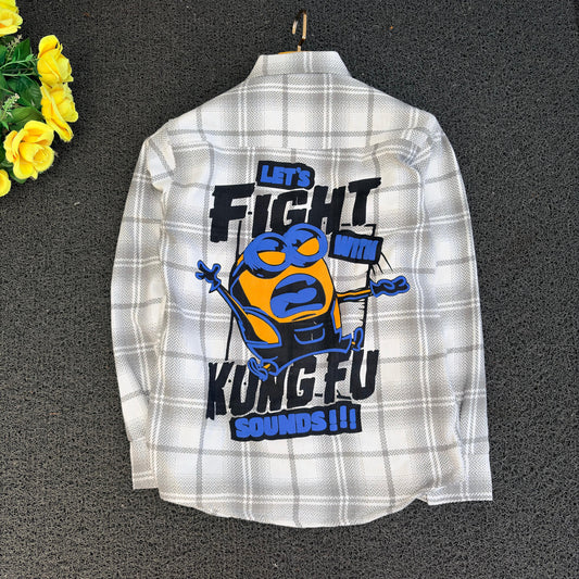 Men's Double pocket  baggy Back printed shirt single pcs @350 and Buy 3 pc combo @999