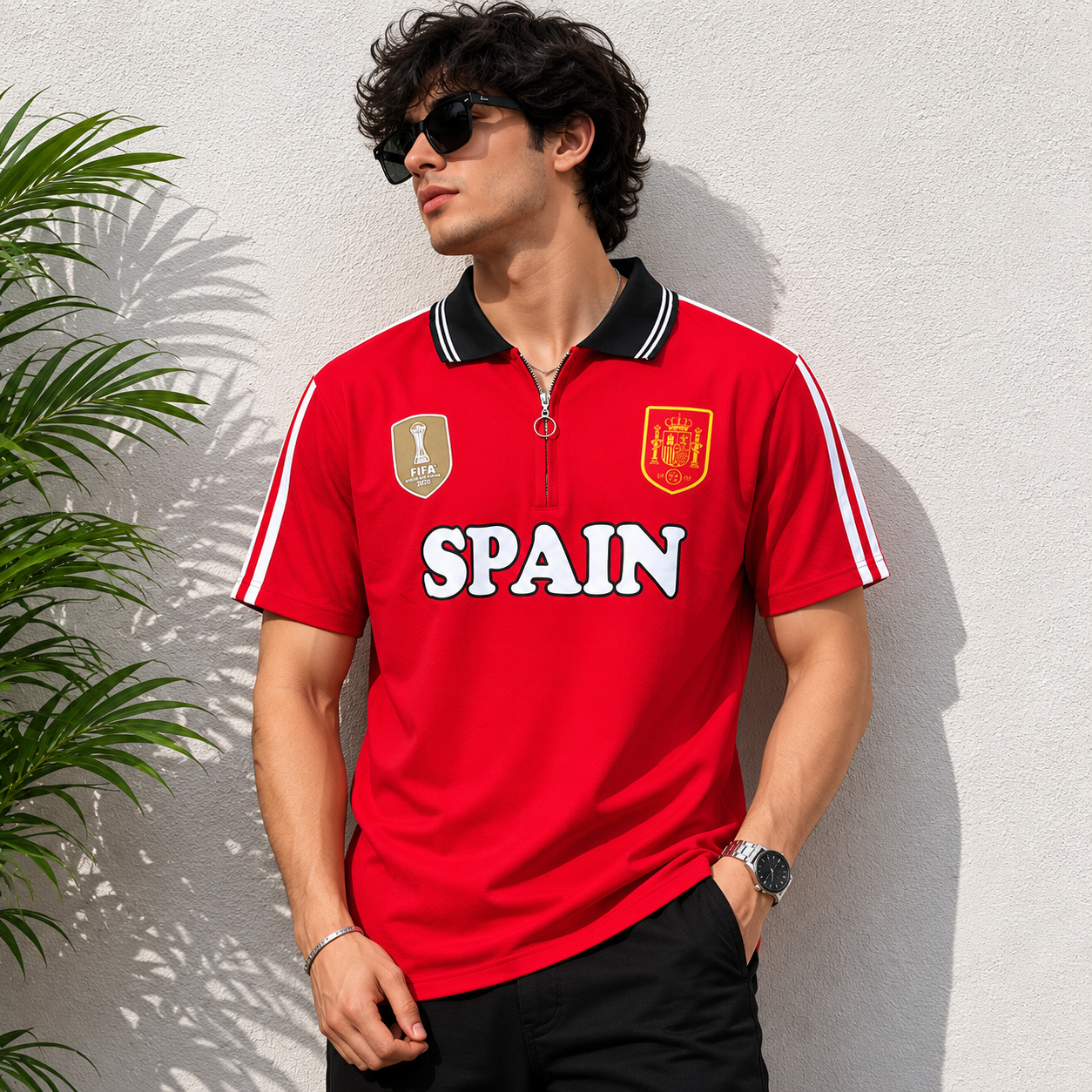 Men's premium Old money Korean Collar zipper tshirt buy @250 rs only