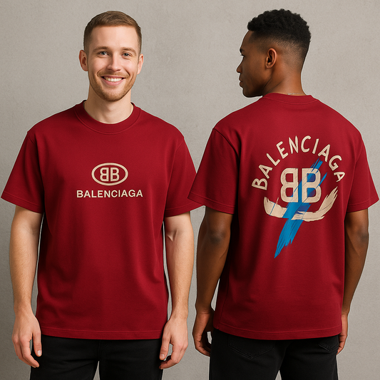 Half sleeve Round neck Front and back Printed Tshirt 1 pc @199 and 3 pcs @ 499