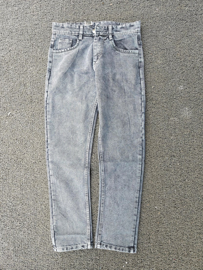 MFW plain mom fit jeans pant single pcs @350 and Buy 3 pc combo @999[Grey]