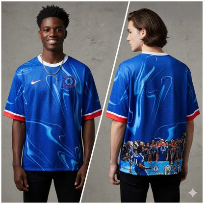 Half sleeve front and back printed football jersey buy @200
