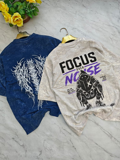 3 in 1 combo buy 3 pcs Random design Acid wash tshirts buy 500 only(Read description before ordering)