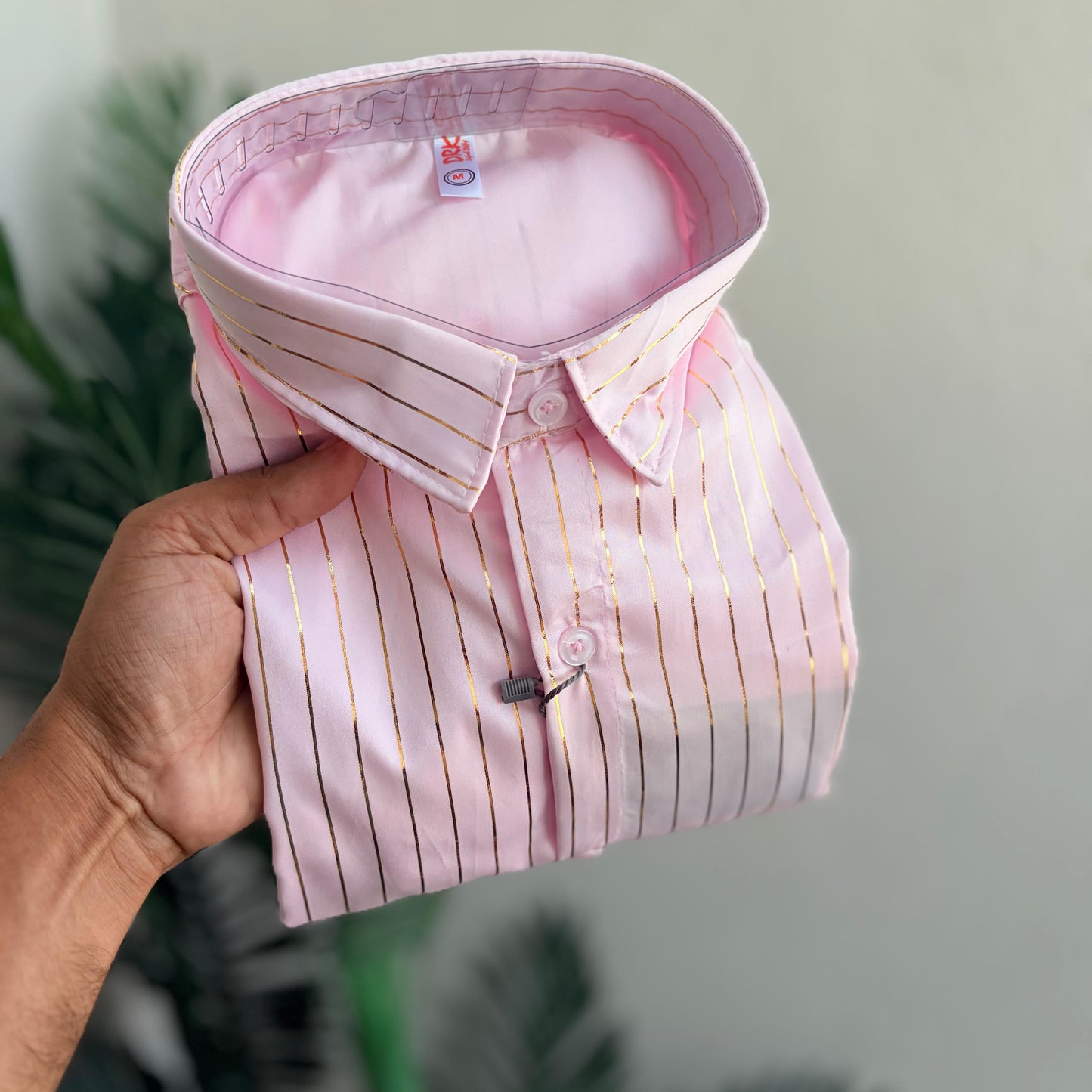 Men's full sleeve Gold foil print satin Shirts single pcs @299 and Buy 4 pcs combo @999