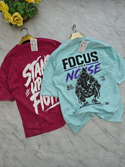 3 in 1 combo buy 3 pcs Random design Acid wash tshirts buy 500 only(Read description before ordering)