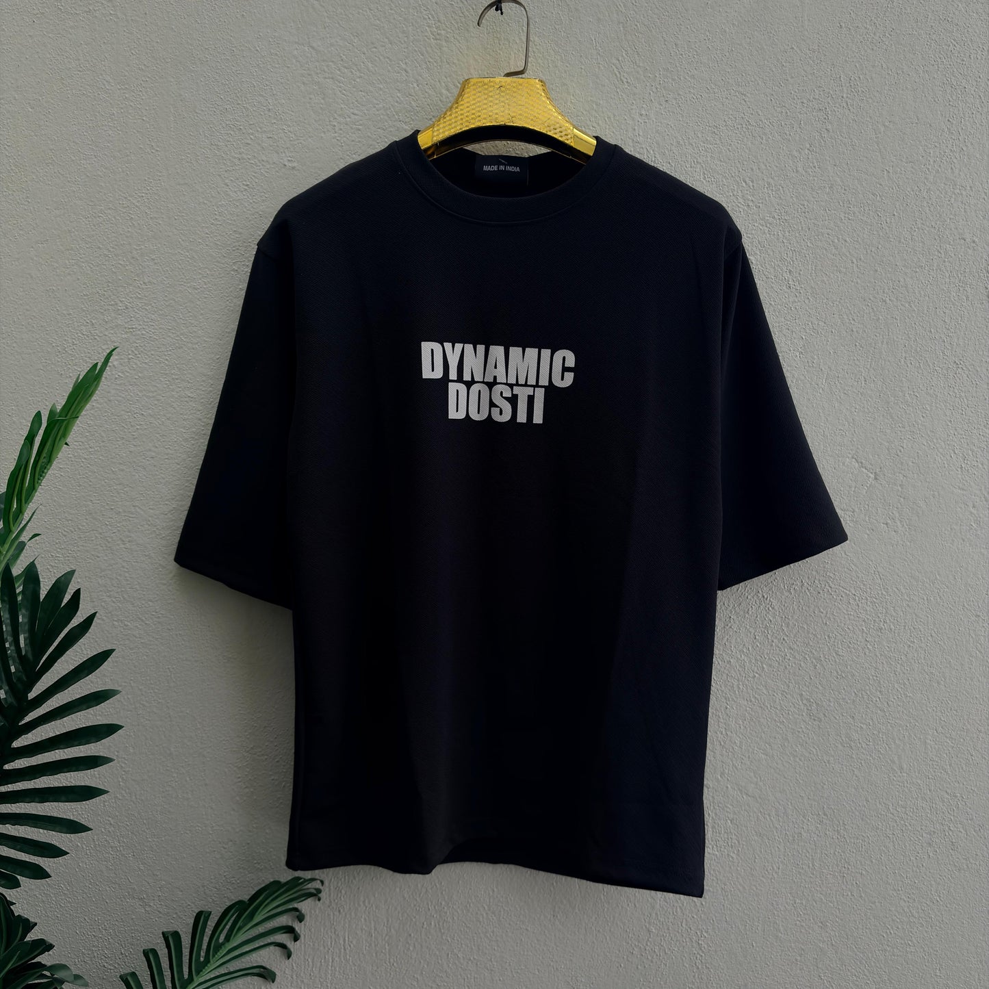 Dynamic design Round neck Front and back Printed droup shoulder Tshirt 1 pc @199 and 3 pcs @ 499