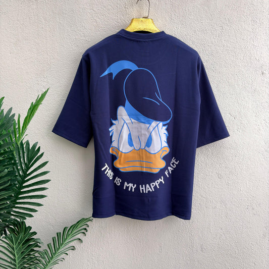 Round neck Front and back Printed droup shoulder Tshirt 1 pc @199 and 3 pcs @ 499