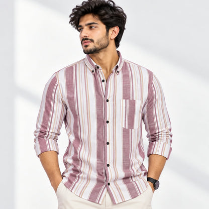 MFW stripes full sleeve shirts Single pcs @299 and Buy 4 pcs combo @999