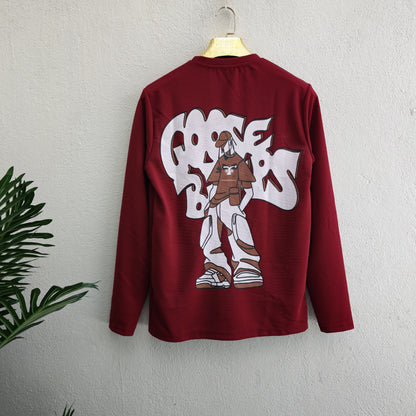 Mfw Full sleeve back printed Tshirt 1 pc @199 and 3 pcs @ 499