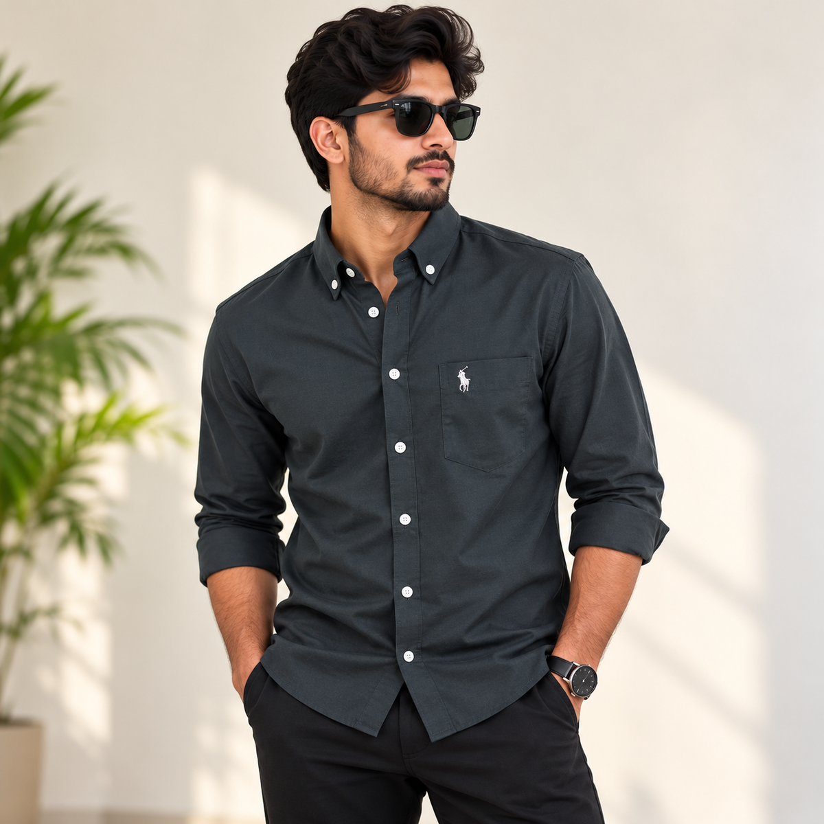 MFW Old money Plain shirts Single pcs @299 and Buy 4 pcs combo @999 (NEW) (Dark green)