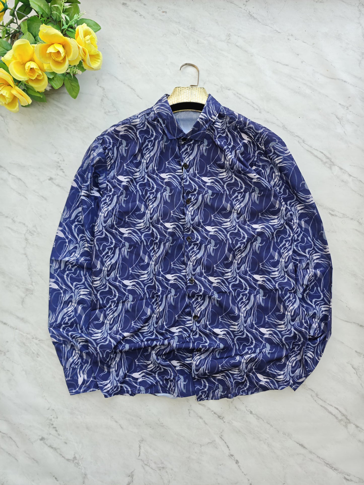 MFW Floral Viscose Printed Full Sleeve Shirt Single pcs @299 and Buy 4 pcs combo @999