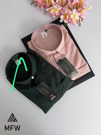 MFW plain Lenin shirts Single pcs @299 and Buy 4 pcs combo @999
