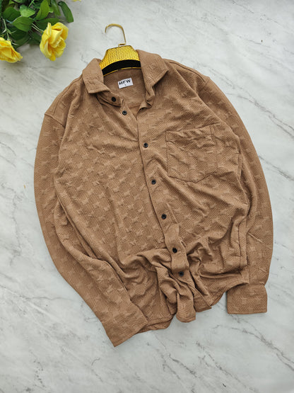 MFW Full sleeve Jacquard shirts Single pcs @299 and Buy 4 pcs combo @999