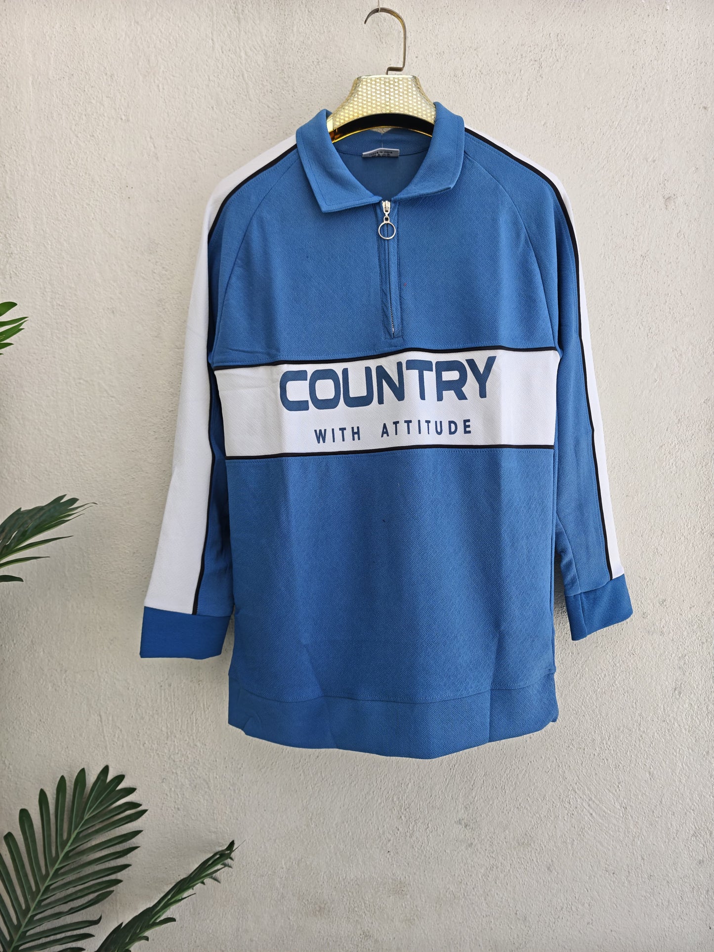 Men's korean Collar premium old money Zipper Full sleeve tshirts@249 (Fabric Reference – Please Read Description)