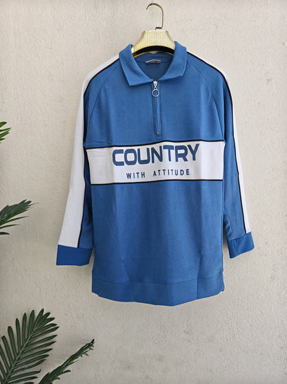 Men's korean Collar premium old money Zipper Full sleeve tshirts@249 (Fabric Reference – Please Read Description)