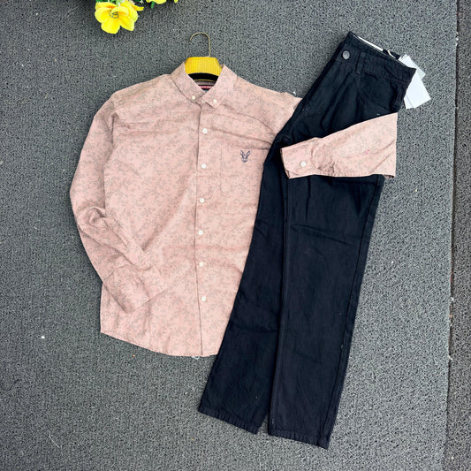 2 in 1 combo Old money Lenin printed shirts + mom fit jeans buy @600