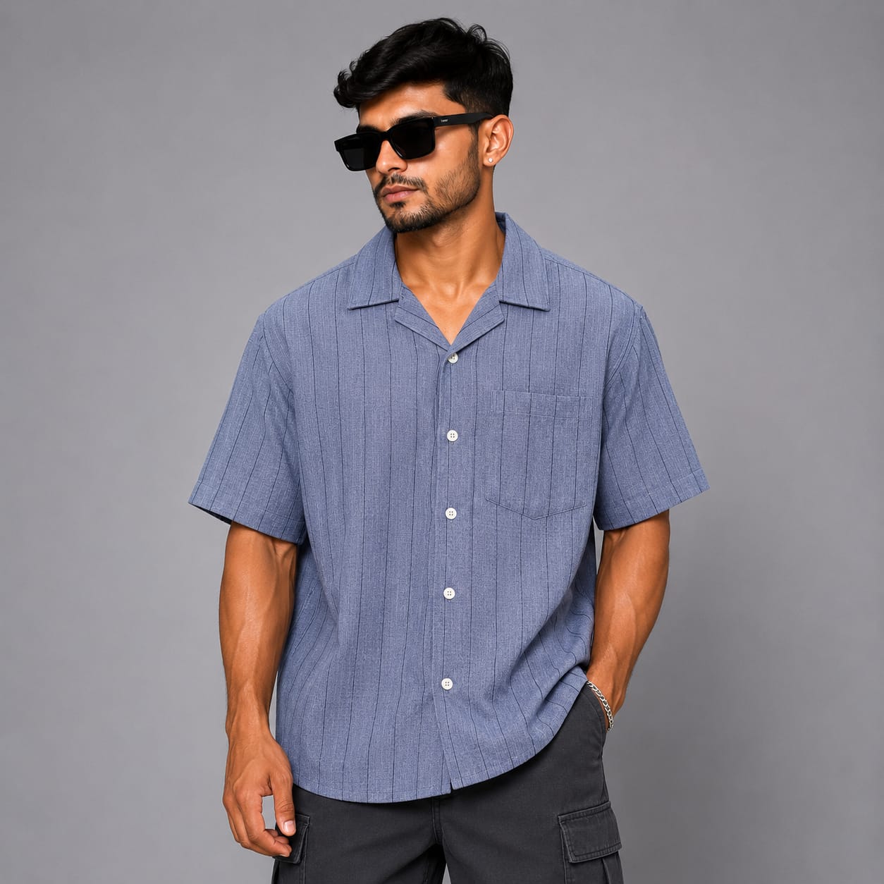 D10 MFW Cuban collar shirts buy 3 pcs @499 and 1 pcs @199