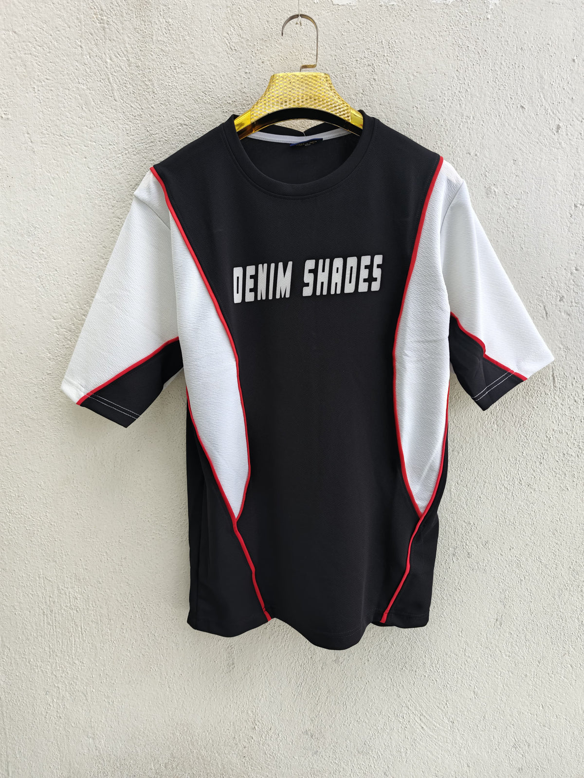 MFW piping design round neck drop shoulder tshirt buy@250rs only