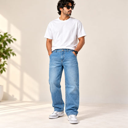 MFW Whisker type straight fit jeans pant buy 450 rs only [New model]