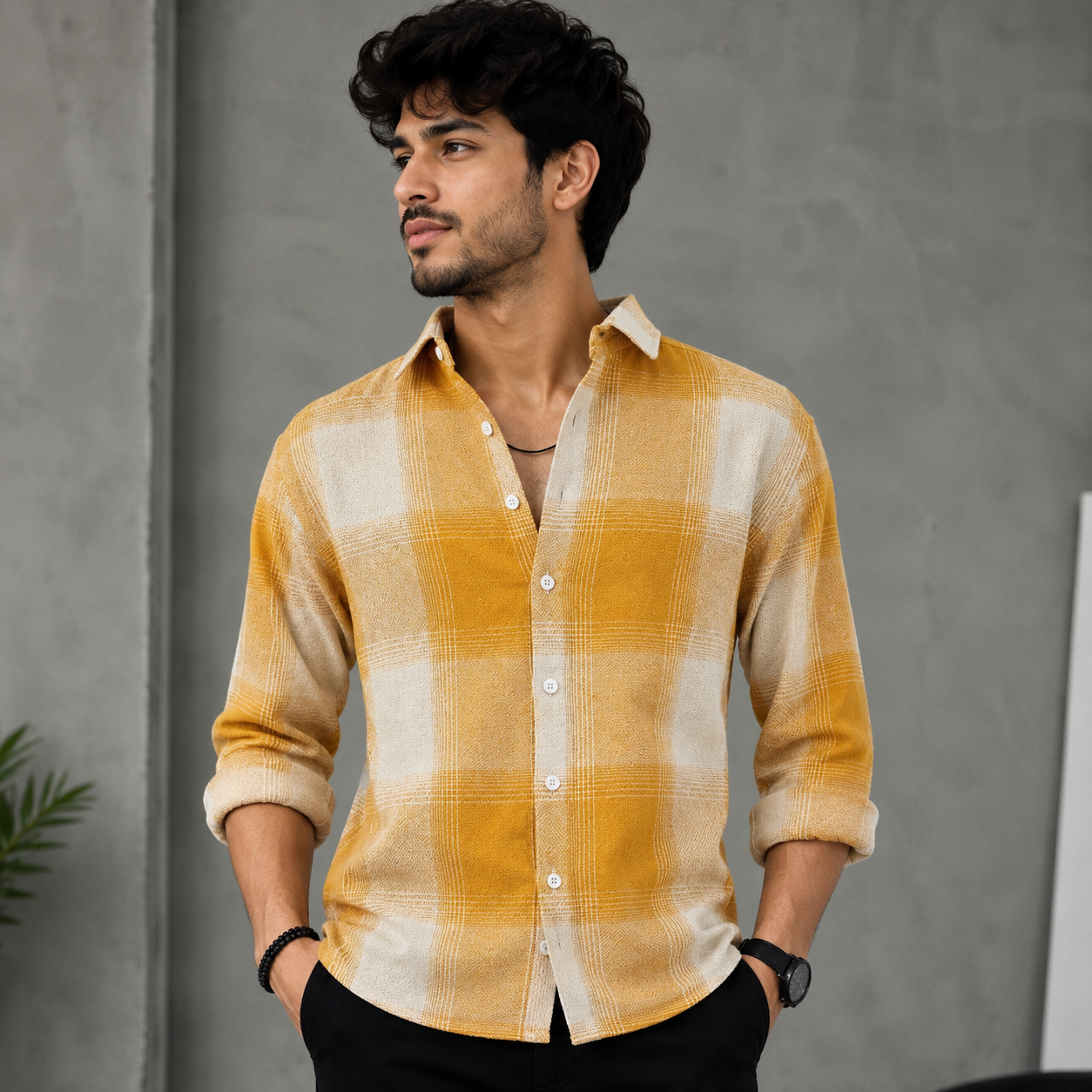 MFW grindal fabric checked shirts Single pcs @299 and Buy 4 pcs combo @999
