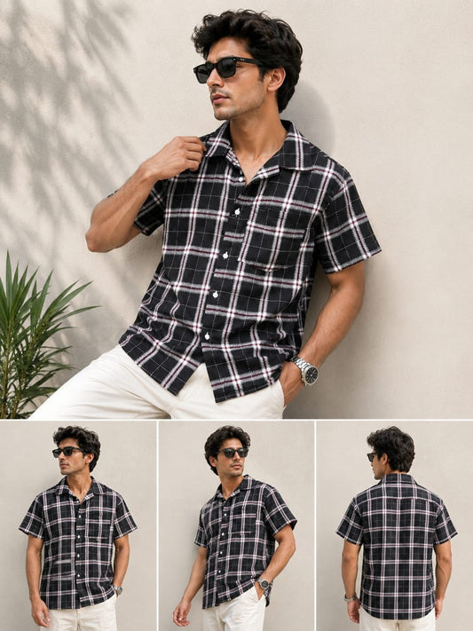 Mfw Half sleeve cuban Collar designer shirts buy @250rs