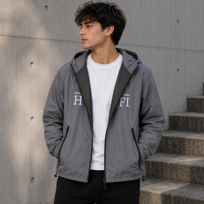 Wind Cheater Zipper Jacket for sale @450 only(Grey)