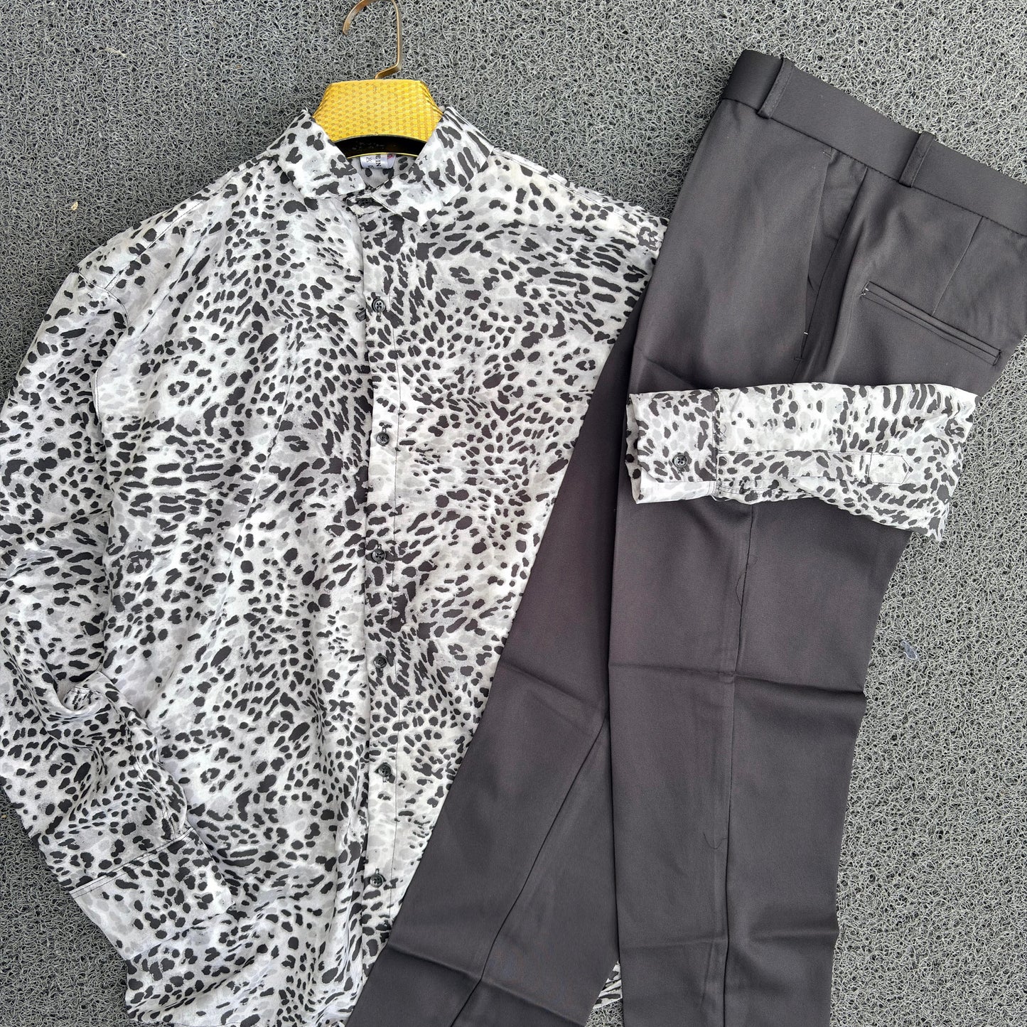 3 in 1 combo Printed Shirts & Polo fit pant & loafer @999 only