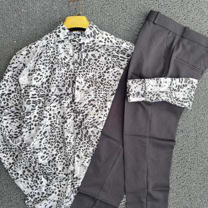 3 in 1 combo Printed Shirts & Polo fit pant & loafer @999 only