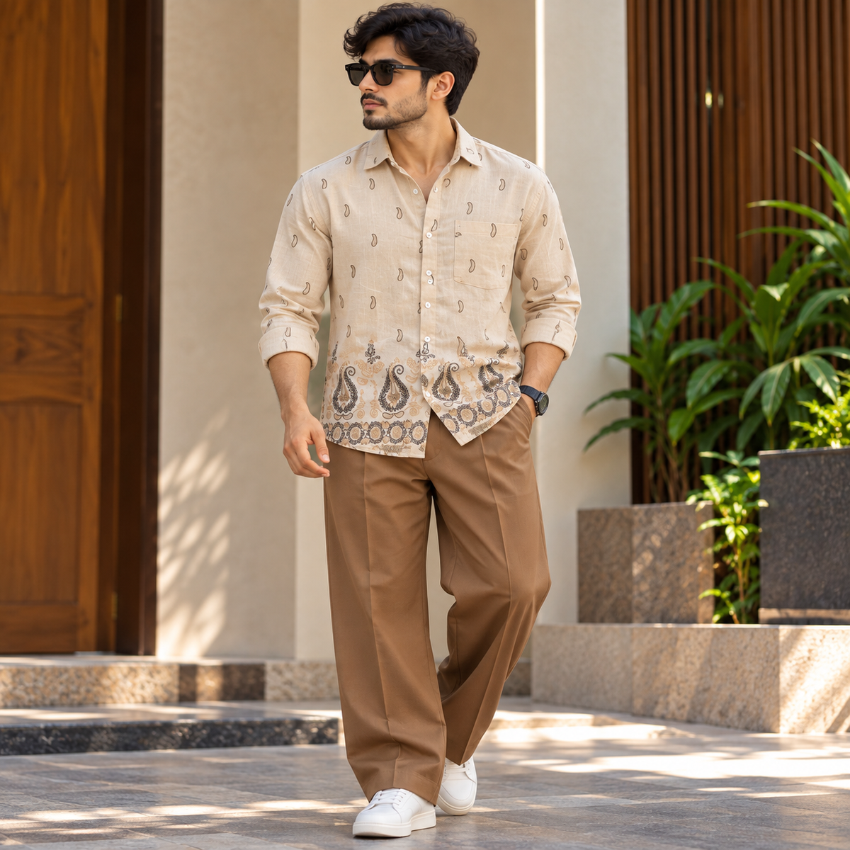 2 in 1 Combo MFW bottom printed shirts + Korean Baggy pant buy @600 rs only