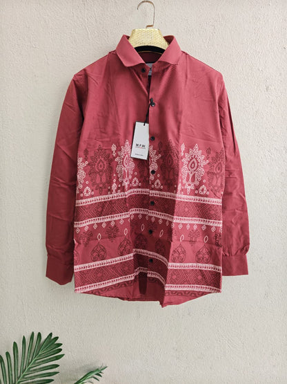 MFW Full sleeve bottom printed shirts Single pcs @299 and Buy 4 pcs combo @999(BP-New)