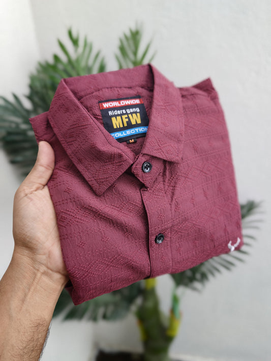Mfw textured fabric full sleeve Shirts single pcs @299 and Buy 4 pcs combo @999