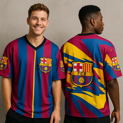 V Neck Drop shoulder Football jersey buy 3 pcs @499 and 1 pcs @199