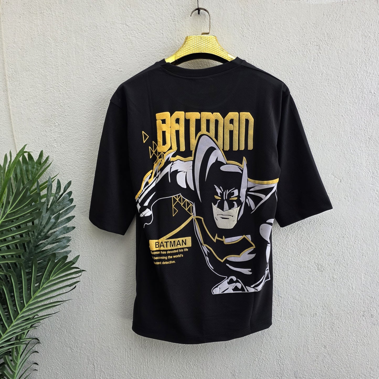 Batman design Round neck Front and back Printed droup shoulder Tshirt 1 pc @199 and 3 pcs @ 499